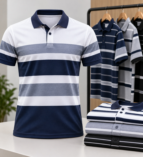 Striped Design T-Shirts and Casual Wear